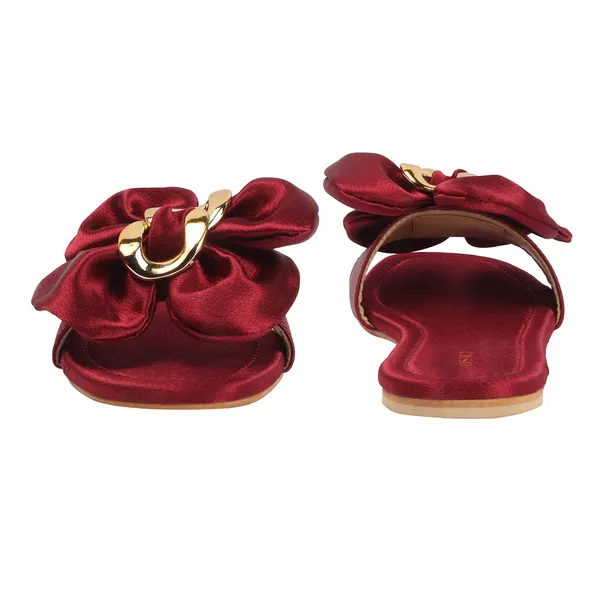 Women's_Slip-On_Flats_with_Bow_Detail_&_Gold_Chain_Accent