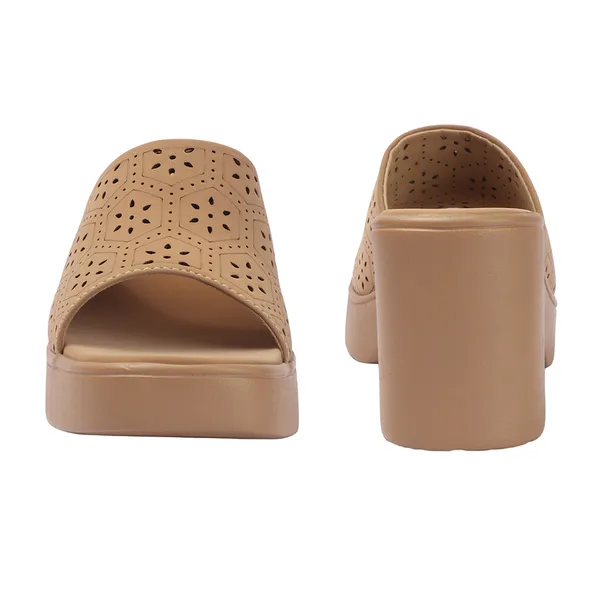 Aroom_Women�s_Textured_Block_Heel_Slide_Sandals