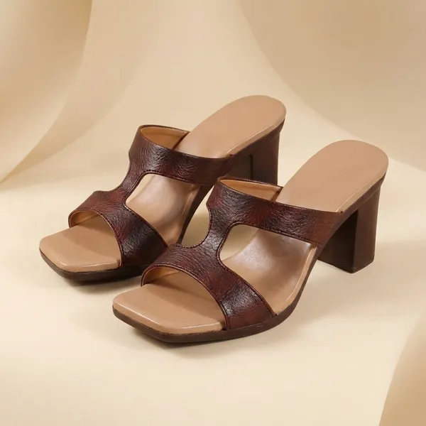 Brown_Stylish_Block_Heel_Sandal_For_Women_With_Cut_Design_And_Comfortable_Cushioned_Footbed