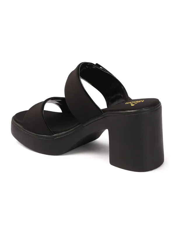 Aroom_Women�s_Block_Heel_Sandals_with_Buckle_Strap