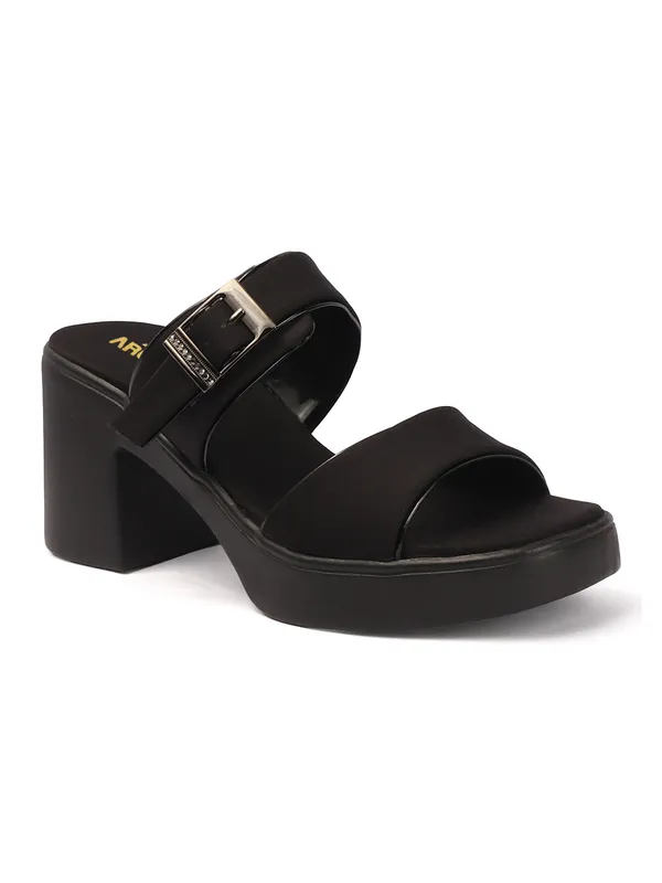 Aroom_Women�s_Block_Heel_Sandals_with_Buckle_Strap