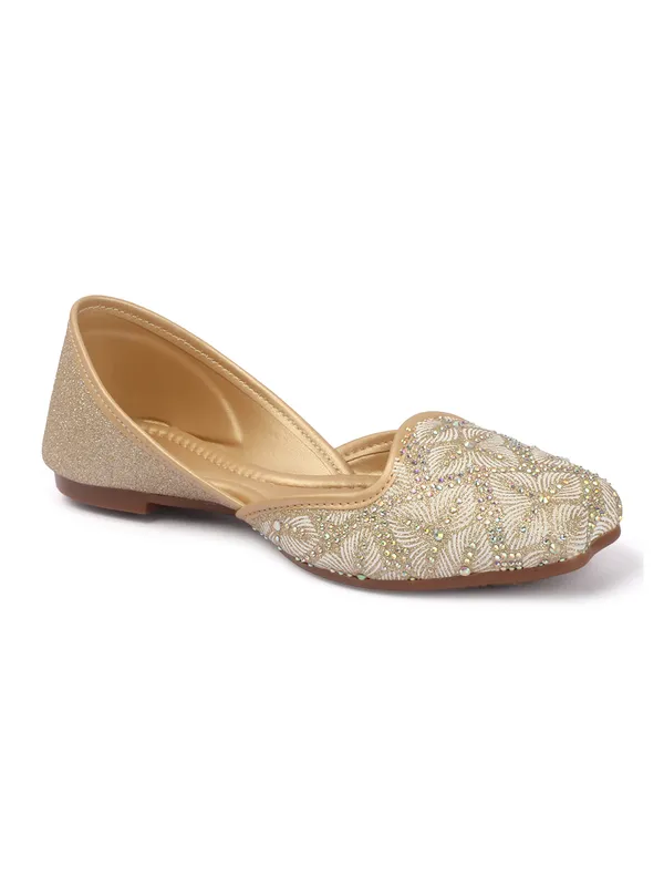 Womens_Embellished_Ethnic_Flats_Stylish_Comfortable_Party_Wear_Jutti