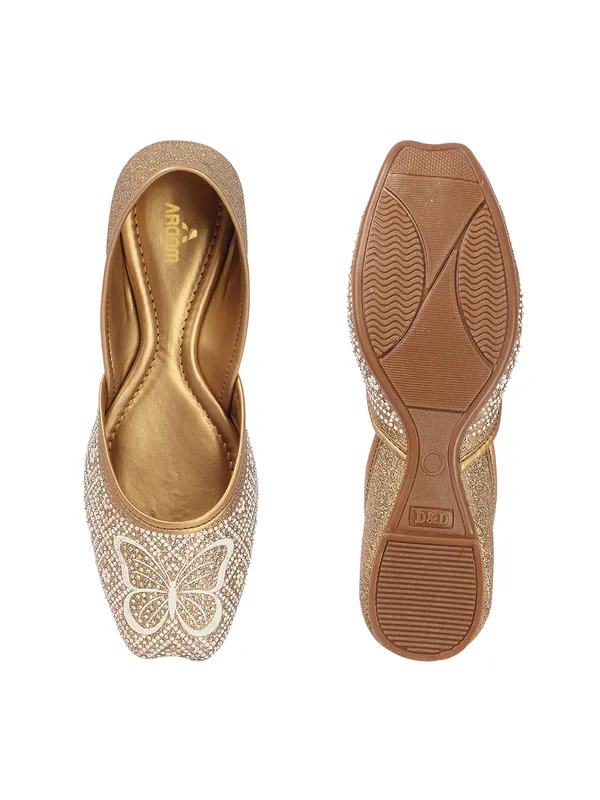 Womens_Embellished_Ethnic_Flats_Stylish_Comfortable_Party_Wear_Jutti
