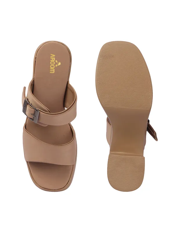 Aroom_Women's_Block_Heel_Sandals_with_Buckle_Strap