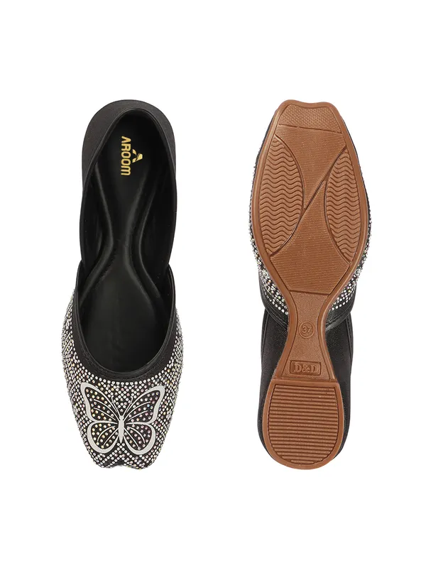 Womens_Embellished_Ethnic_Flats_Stylish_Comfortable_Party_Wear_Jutti