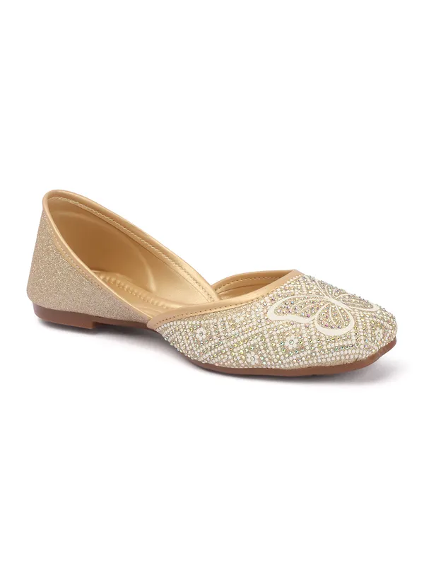 Womens_Embellished_Ethnic_Flats_Stylish_Comfortable_Party_Wear_Jutti