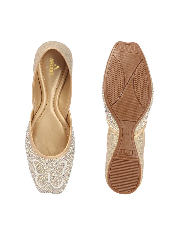 Womens_Embellished_Ethnic_Flats_Stylish_Comfortable_Party_Wear_Jutti