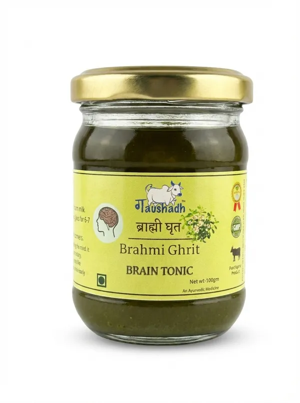 Brahmi_Ghrit_For_Brain_Disorders_And_Improving_Memory_100gm