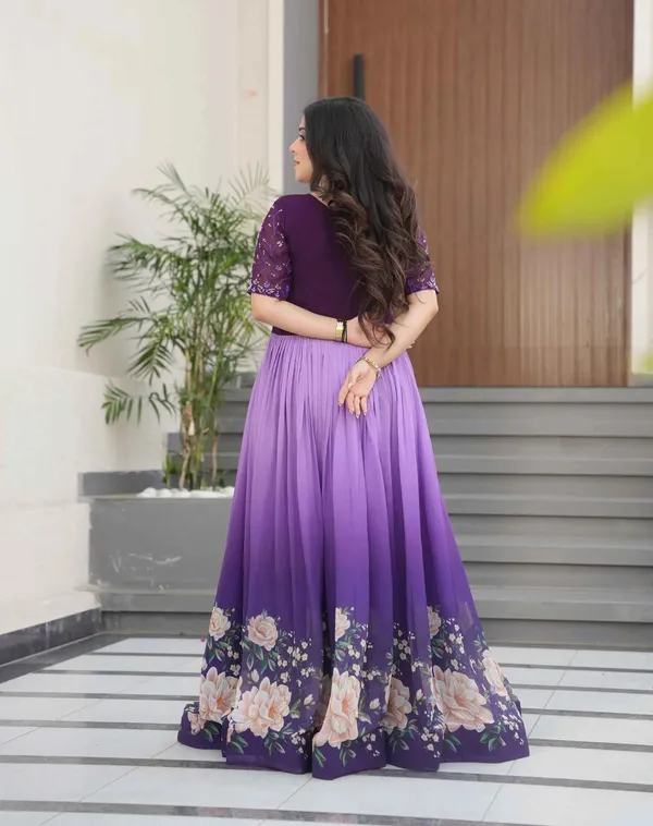 Purple_Floral_Padding_Digital_Print_Gown_With_Beads_Embroidery_Work_For_Women