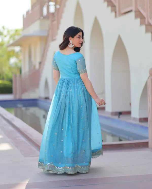 Designer_Sky_Blue_Gold_Crush_Multi_Thread_Sequins_Embroidery_Work_Gown_For_Women