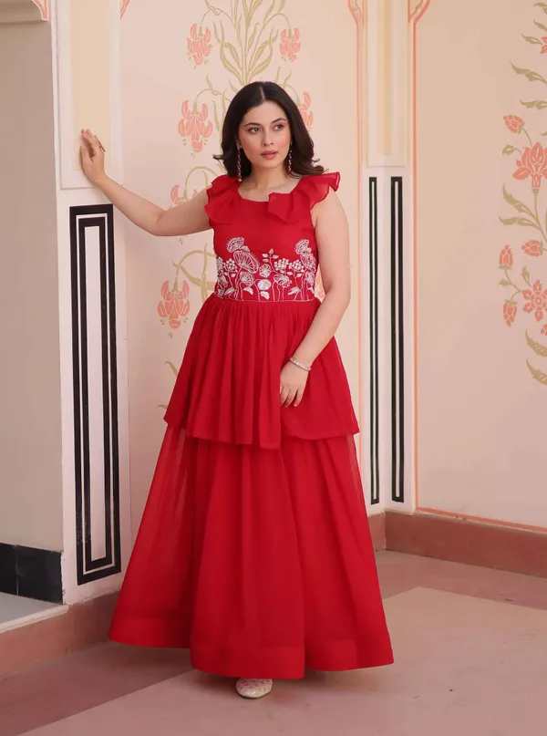 Designer_Cornell_Red_Beads_Embroidery_Work_Gown_For_Women