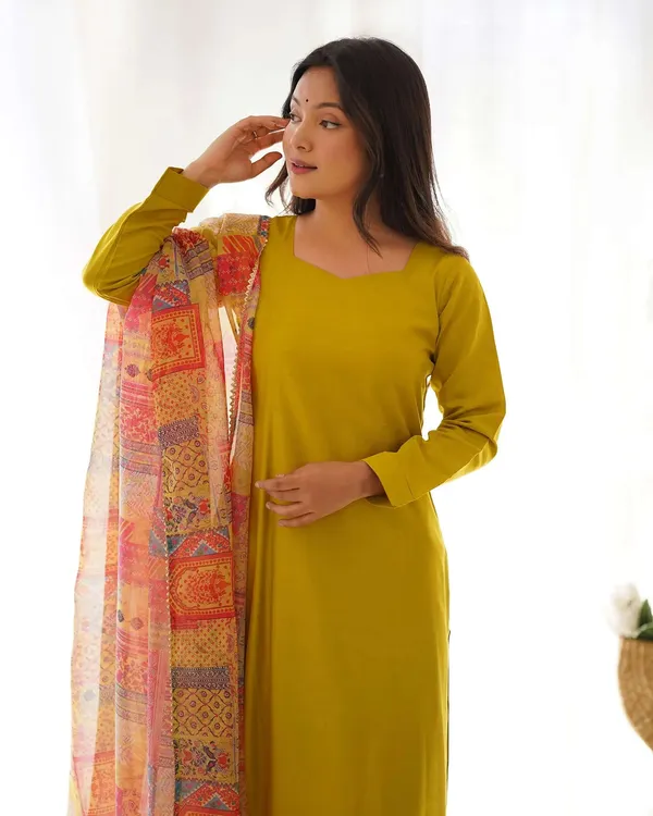Met_Yellow_Viscose_Straight_Salwar_Suit_With_Multi_Floral_Print_Dupatta_For_Women