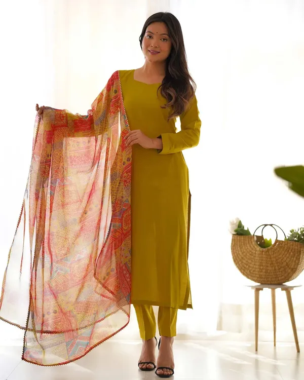 Met_Yellow_Viscose_Straight_Salwar_Suit_With_Multi_Floral_Print_Dupatta_For_Women