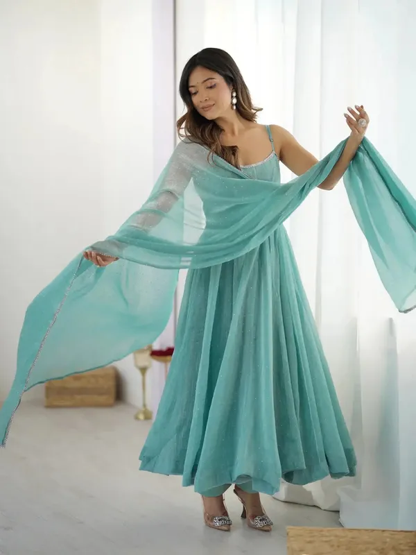 Sky_Blue_Crunchy_Silk_With_Swarovski_Work_Anarkali_Gown_And_Dupatta_For_Women