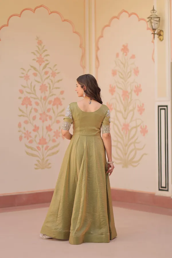 Designer_Shiny_Light_Olive_Green_Beads_Embroidery_Work_Gown_For_Women