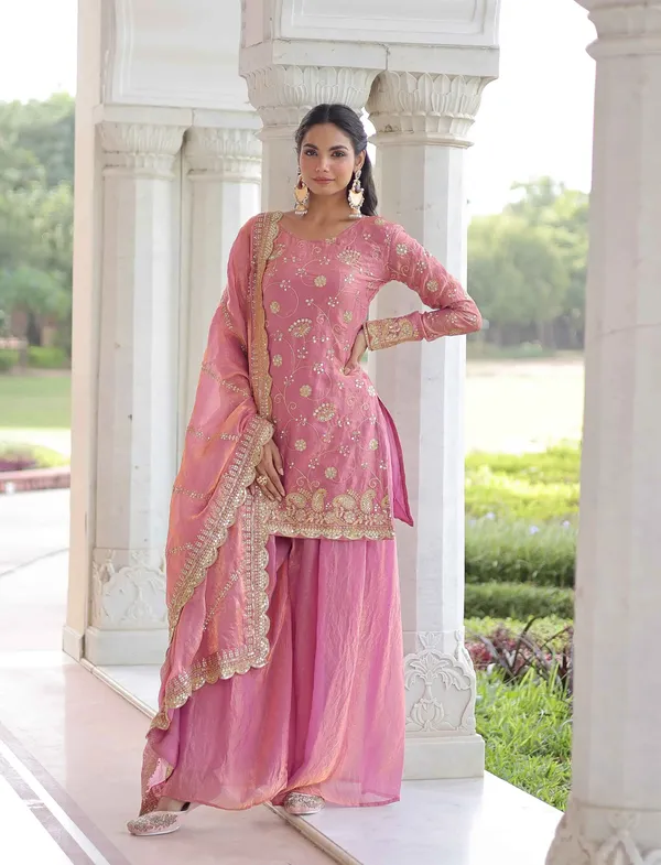 Tulip_Pink_Silk_Sharara_Suit_With_Embroidery_Work_For_Women