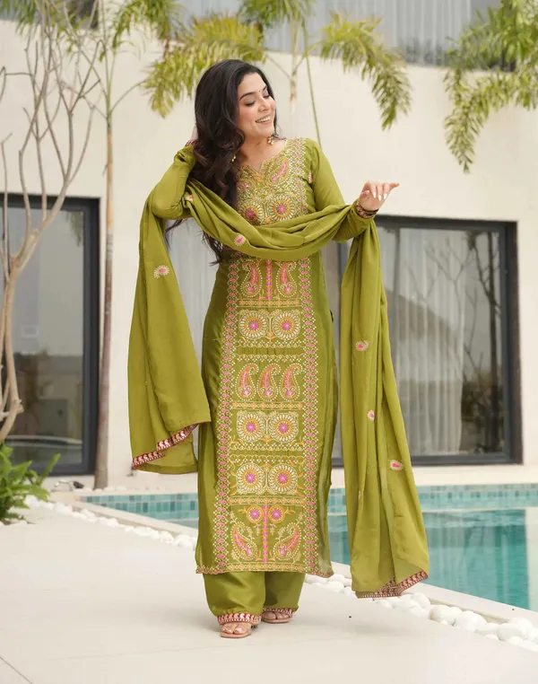 Parrot_Embroidery_Work_Salwar_Suit_For_Women