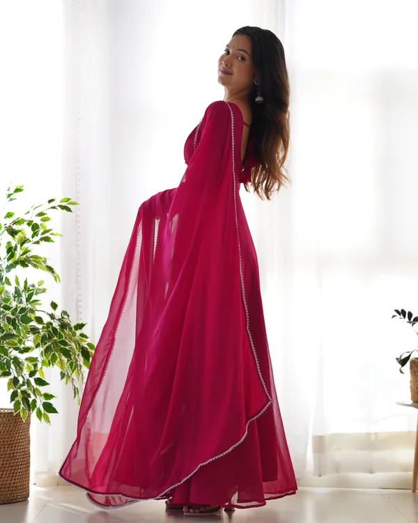 Rani_Pink_Designer_Georgette_Gown_With_Dupatta_For_Women