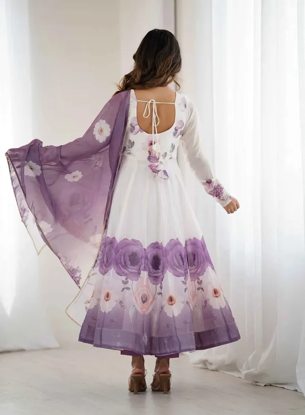 Dusky_Purple_Floral_Print_Organza_Gown_For_Women