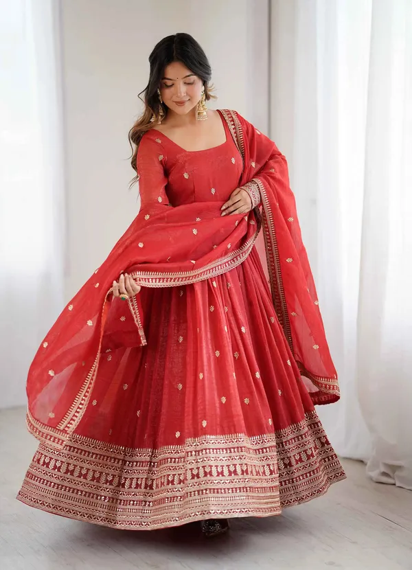 Rust_Orange_Gown_With_Sequins_Embroidery_Work_For_Women