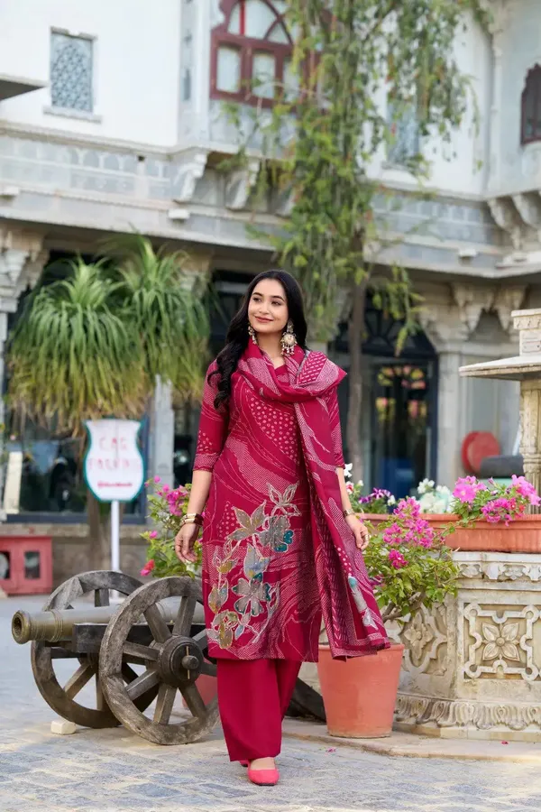 Soft_Maroon_Floral_Print_With_Beets_Handwork_Salwar_Suit_For_Women