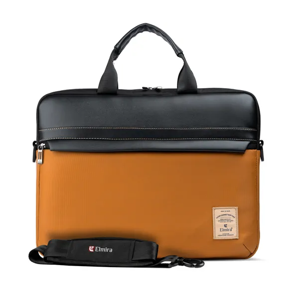 Mustard_Yellow_Stylish_Polyester_Laptop_Messenger_Bag_For_Unisex