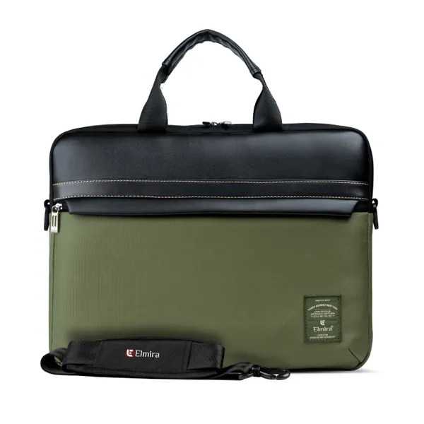 Olive_Green_Stylish_Polyester_Laptop_Messenger_Bag_For_Unisex