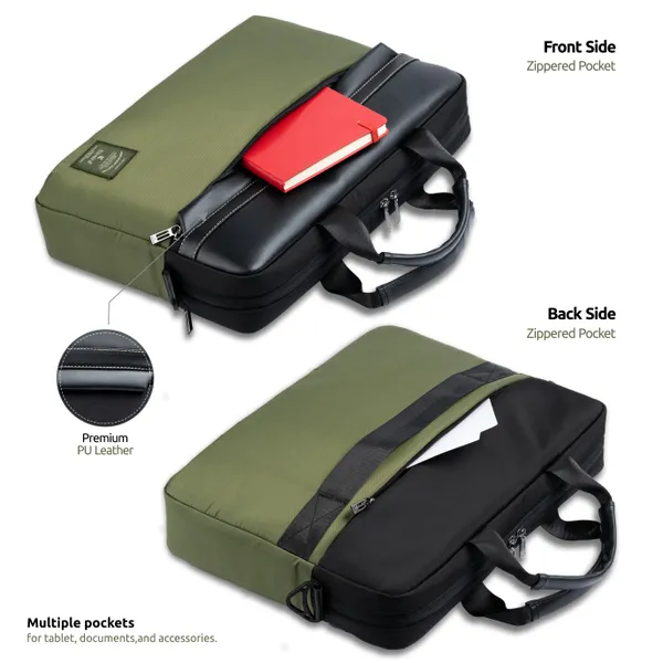 Olive_Green_Stylish_Polyester_Laptop_Messenger_Bag_For_Unisex