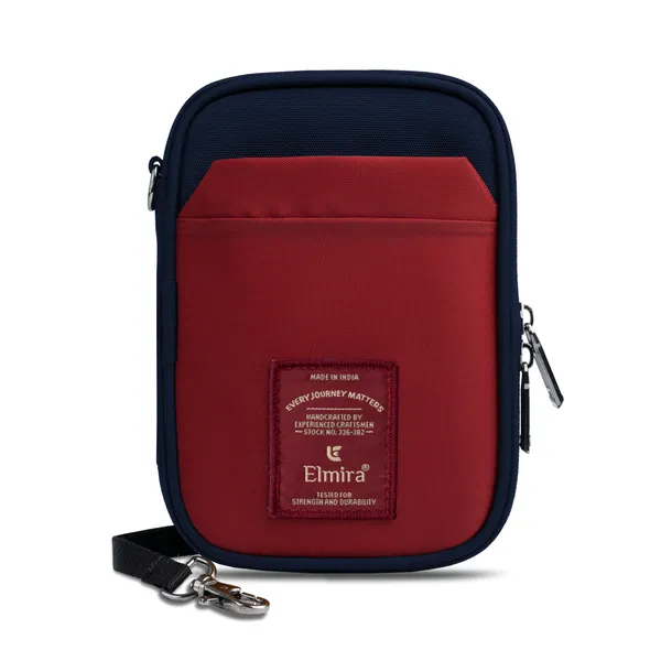 Maroon_And_Navy_Blue_Stylish_Polyester_Passport_Holder_For_Unisex