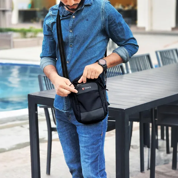 Black_And_Grey_Stylish_Polyester_Sling_Bag_For_Unisex