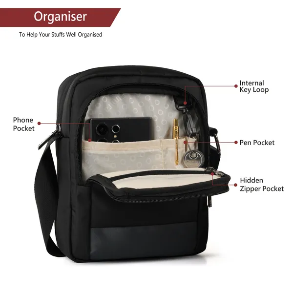 Black_And_Grey_Stylish_Polyester_Sling_Bag_For_Unisex