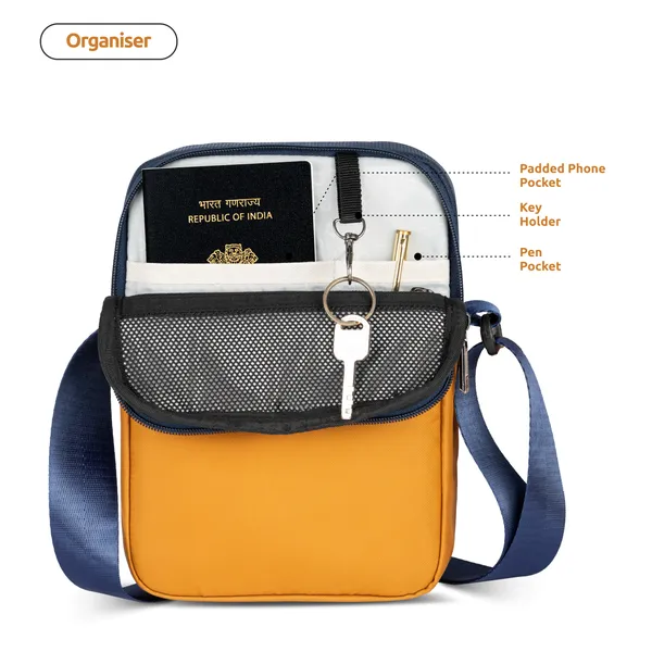 Mustard_Yellow_And_Navy_Blue_Stylish_Polyester_Stylish_Crossbody_Messenger_Bag_For_Unisex