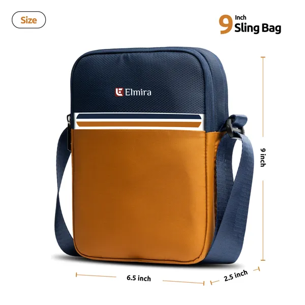 Mustard_Yellow_And_Navy_Blue_Stylish_Polyester_Stylish_Crossbody_Messenger_Bag_For_Unisex