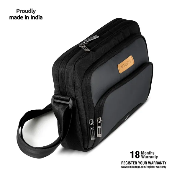 Grey_And_Black_Stylish_Reversible_Polyester_Sling_Bag_For_Unisex