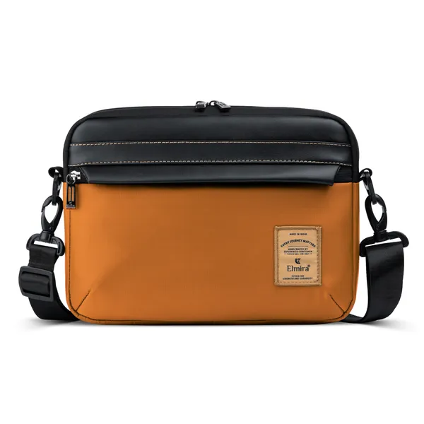 Mustard_Yellow_Stylish_Polyester_&_Pu_Sling_Bag_For_Unisex