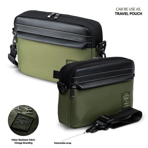 Olive_Green_Stylish_Polyester_&_Pu_Sling_Bag_For_Unisex