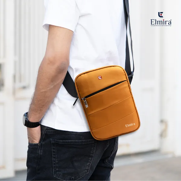 Mustard_Yellow_Stylish_Polyester_Sling_Bag_For_Unisex