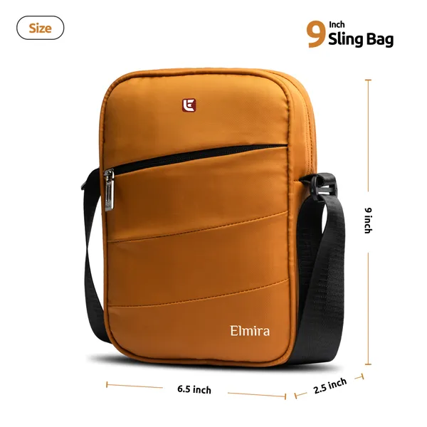 Mustard_Yellow_Stylish_Polyester_Sling_Bag_For_Unisex