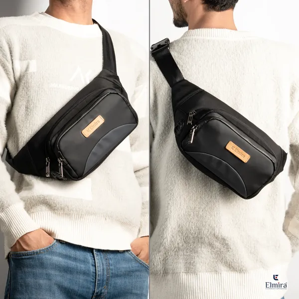 Black_Stylish_Reversible_Polyester_Waist_Bag_For_Unisex