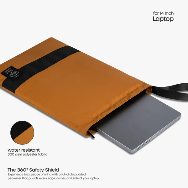 Mustard_Yellow_15.6_Inch_Laptop_Sleeve_-_Water_Resistant_&_Padded