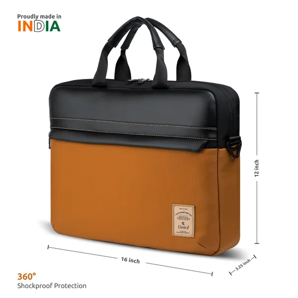 Mustard_Yellow_Stylish_Polyester_Laptop_Messenger_Bag_For_Unisex