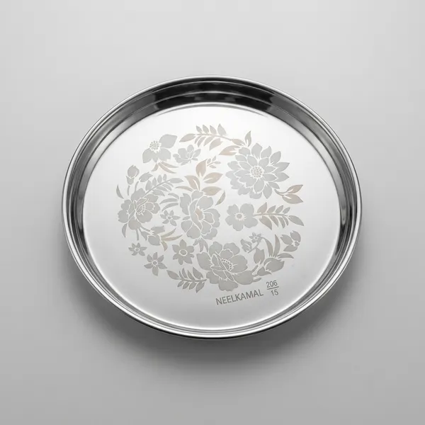 Stainless_Steel_Decorative_Serving_Tray_With_Floral_Engraving