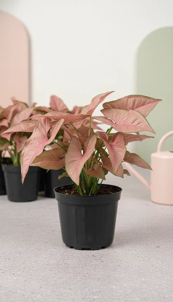 Pink_Syngonium_potted_plant