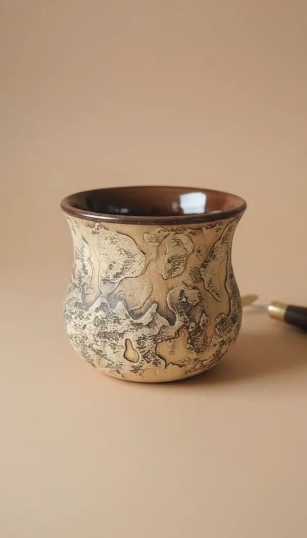 Handcrafted_Ceramic_Cup_With_Rustic_Textured_Design