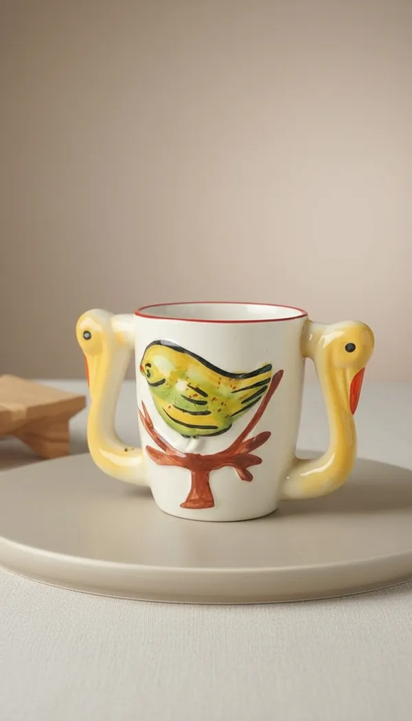 Handcrafted_Ceramic_Duck-Shaped_Mug_With_Dual_Handles