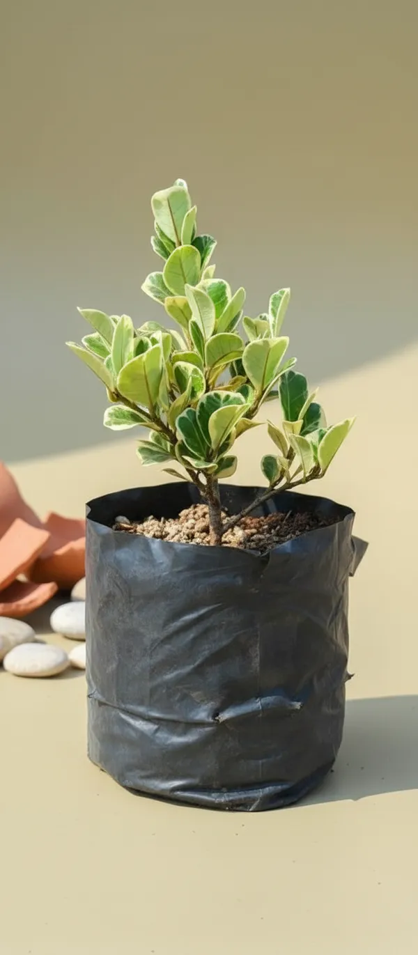 Variegated_Green_Plant_In_Black_Grow_Bag