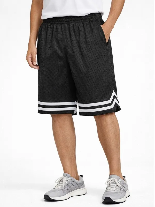 Black_Drift_Mesh_Sports_Aeroflex_Ultra-Light_Performance_Shorts_For_Men