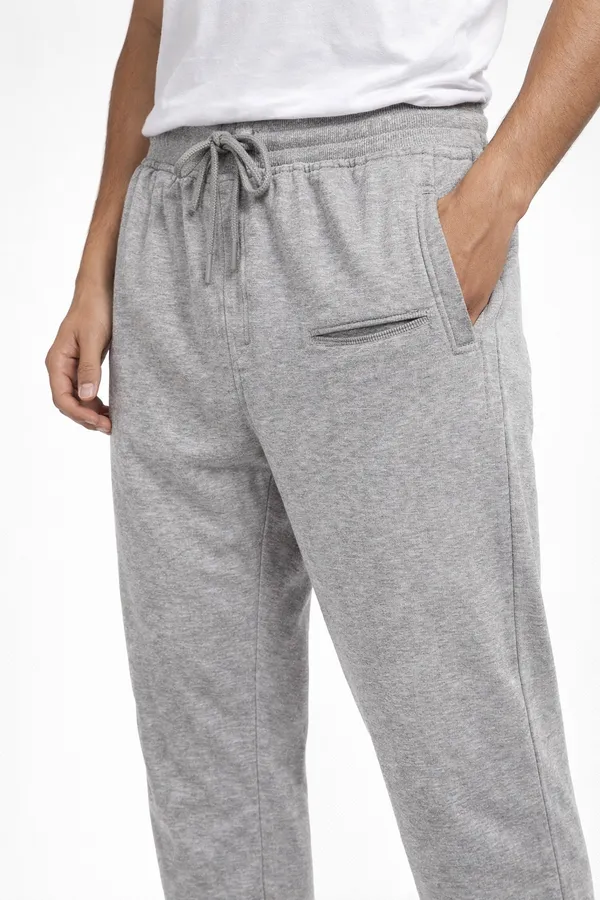 Melange_Grey_Cotton_Terry_Core_Utility_Lower_For_Men