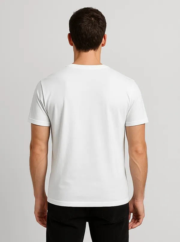 White_Cotton_Sinker_Cotton_Sinker_T-Shirt_For_Men
