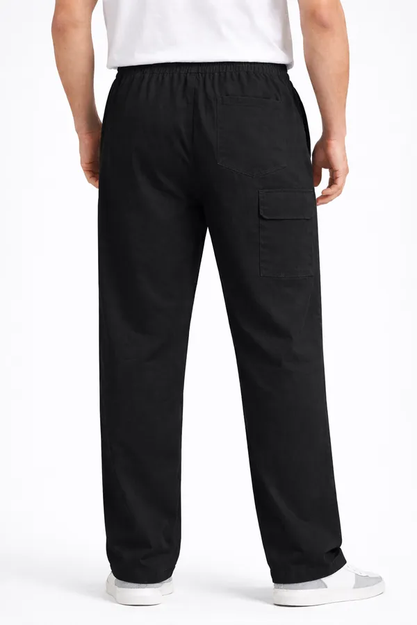 Black_Nylon_Spandex_Crush_One_Utility_Lower_For_Men